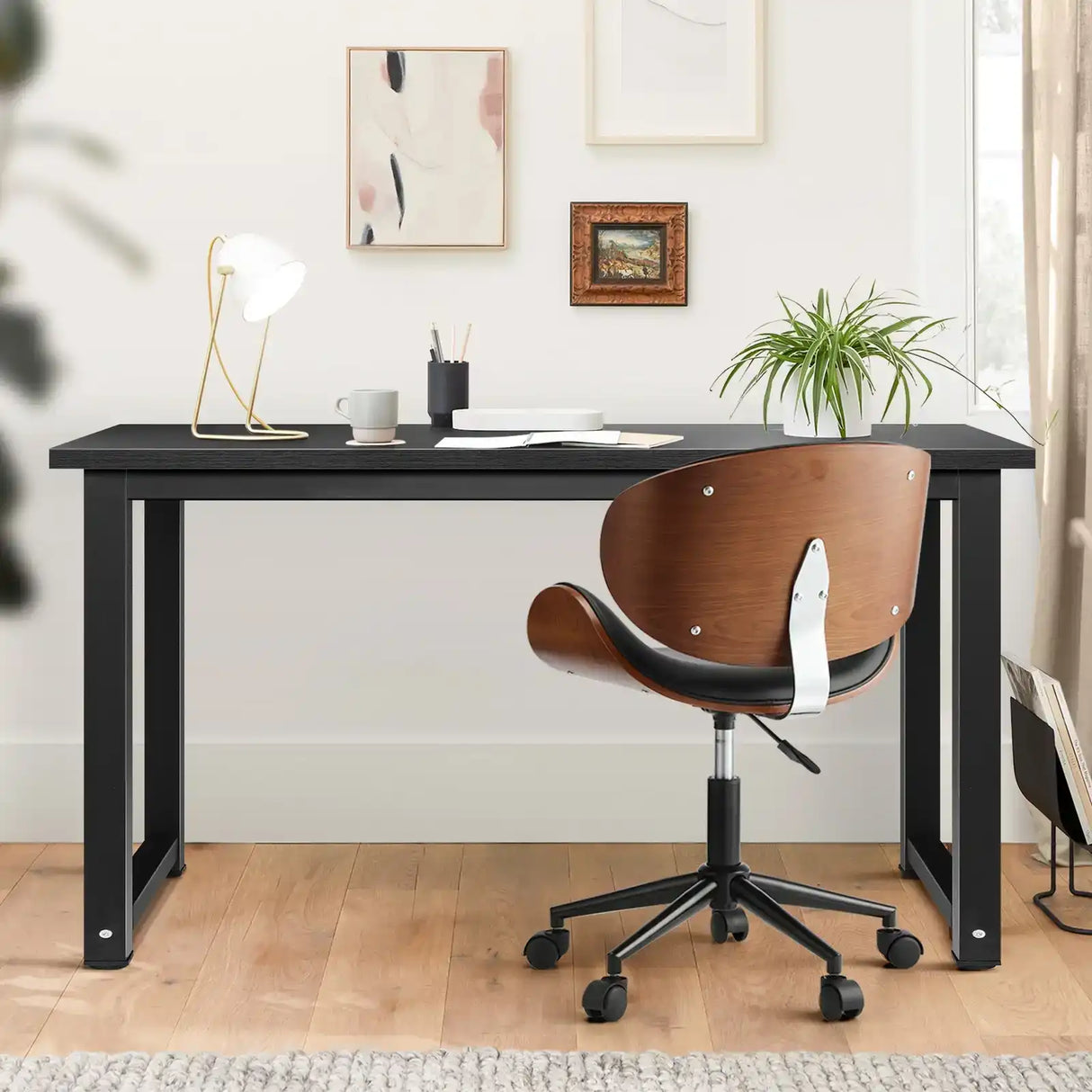 Gadgetz 120cm Modern Computer Desk | Stylish Office Desk Workstation