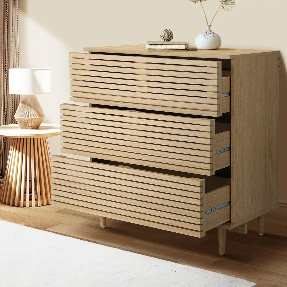 Centrum Bedroom 3 or 6 Chest of Drawers Tallboy Cabinet | Modern Tallboy Storage Dresser Cabinet