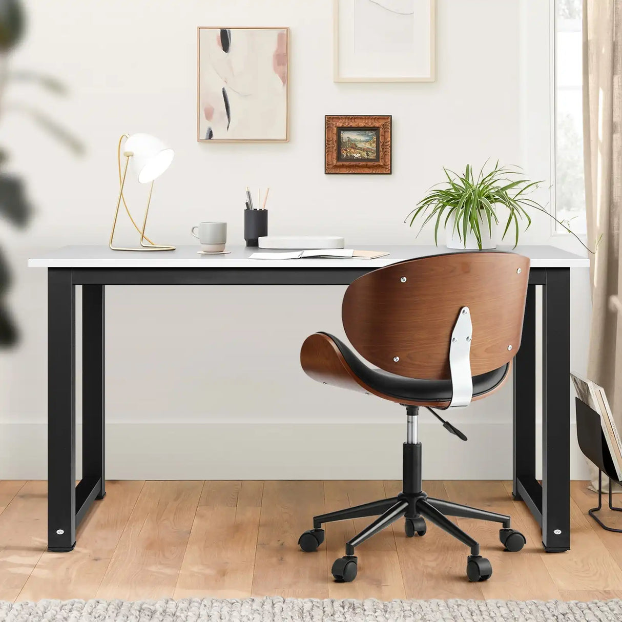 Gadgetz 120cm Modern Computer Desk | Stylish Office Desk Workstation