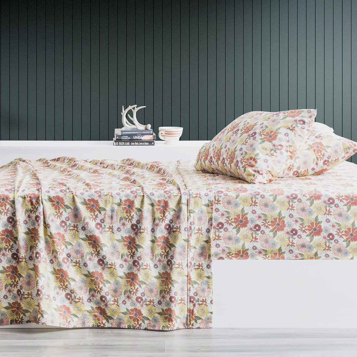 175GSM 100% Egyptian Cotton Flannelette Sheet Set In Patterned Designs by Park Avenue | Winter Warm Bedding