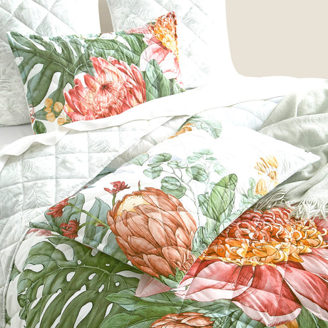 Sefora 3pc Quilted Reversible Coverlet Set by Renee Taylor | Two Sided Modern Light Coverlet
