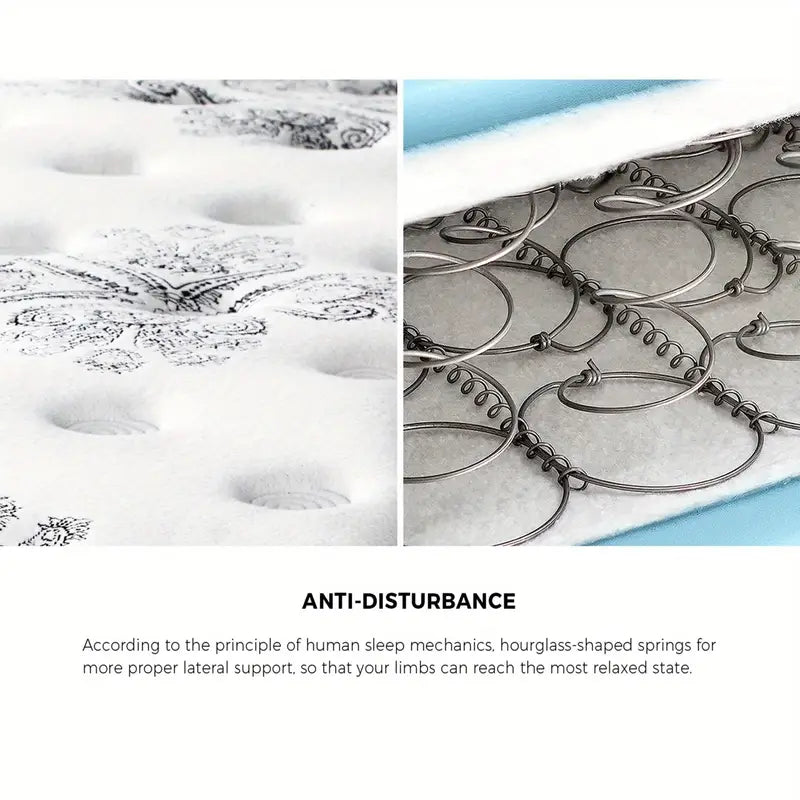 Aura Dreameasy 7 Layer Bonnell Spring Premium Mattress | Shock Absorbing Medium Firm 22cm Mattress