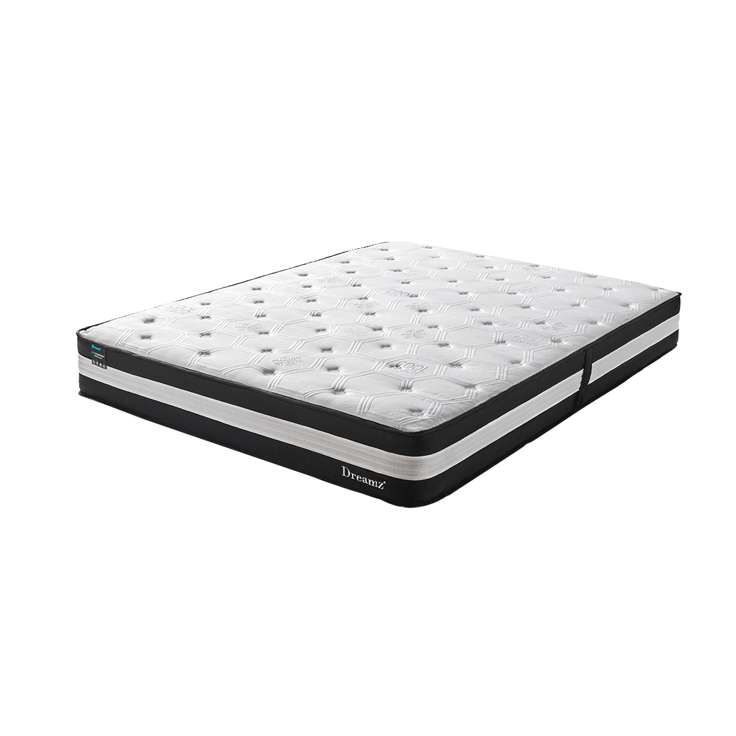 Dreameasy Ice Silk Ultra Cooling Mattress 5 Zone Pocket Spring Mattress | Reinforced Gel Infused Medium Firm Mattress