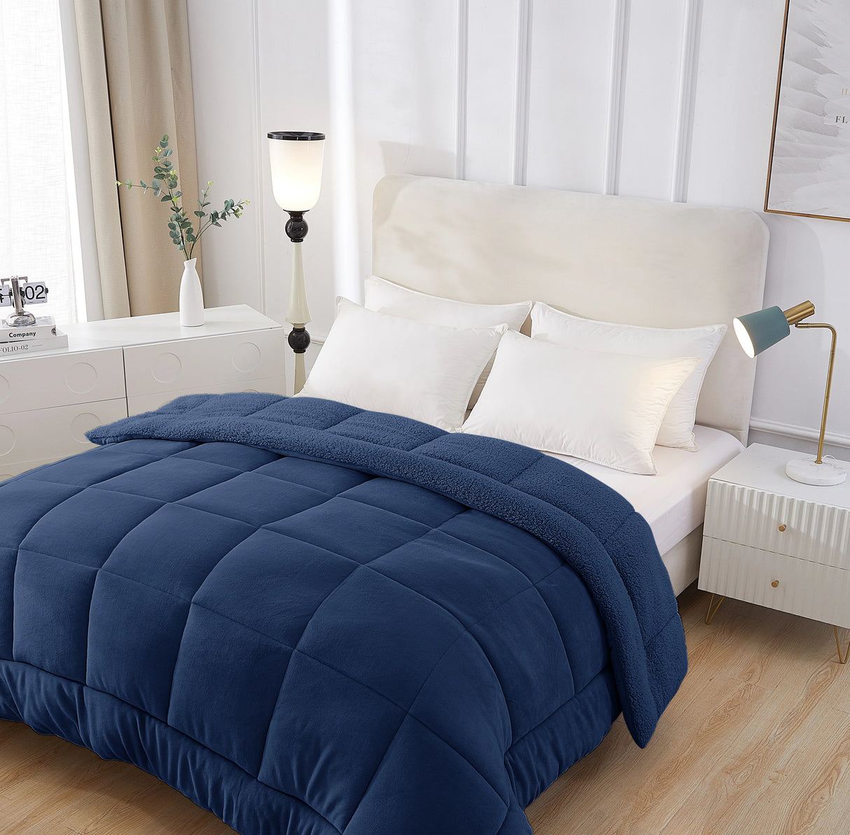 Luxiore Double Sided Super Warm 800GSM Quilt | Super Soft Cozy Winter Weight Comforter Doona