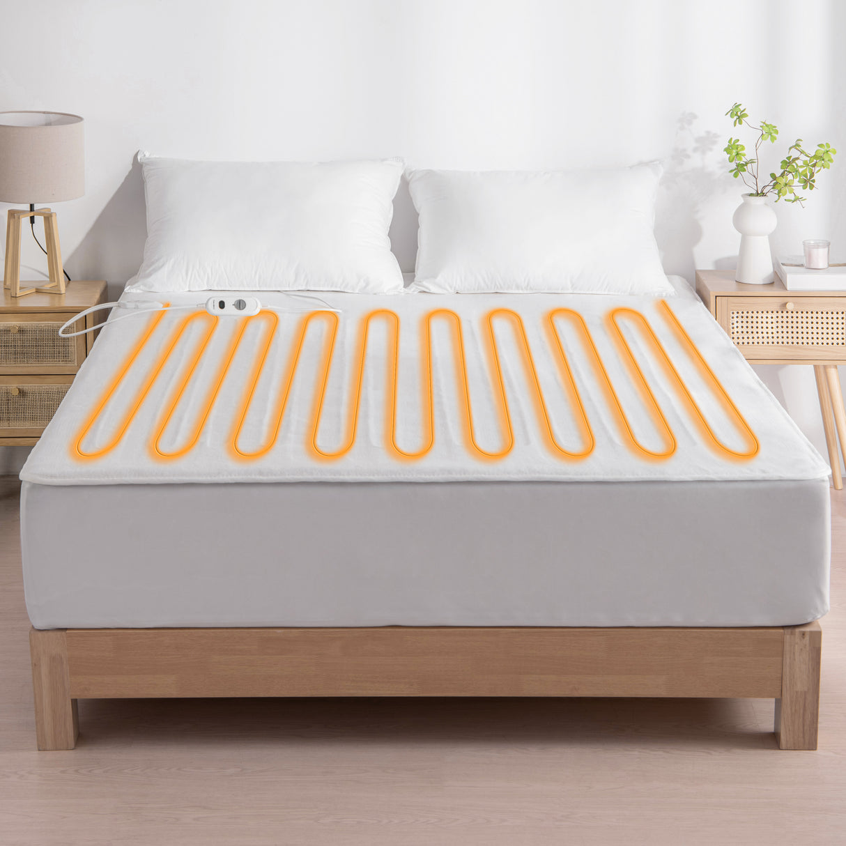 Luxore Superior Washable Electric Blanket | Warm Heated Topper Underlays