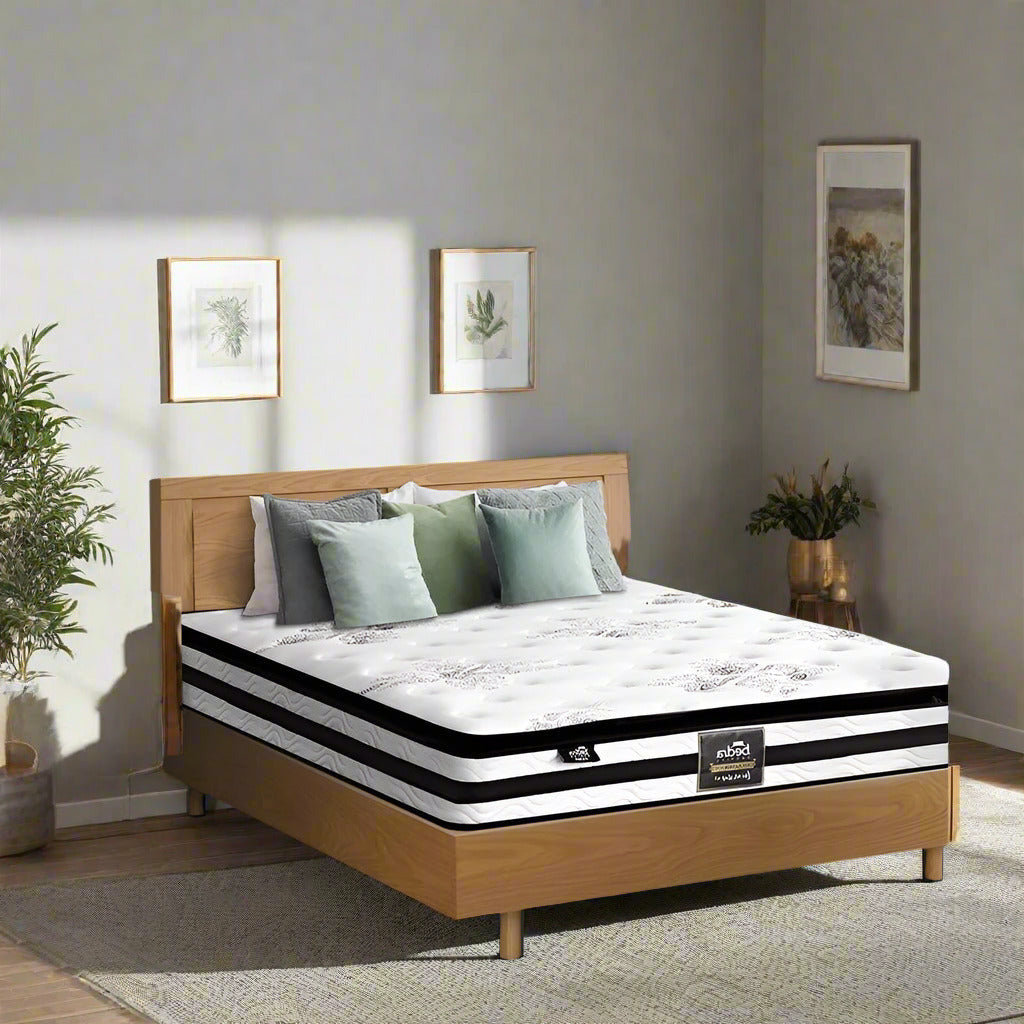 Aura Dreameasy 7 Layer Bonnell Spring Premium Mattress | Shock Absorbing Medium Firm 22cm Mattress