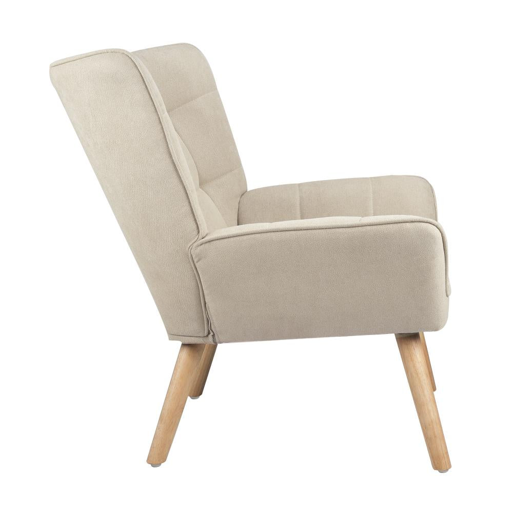 Mille Modern Fabric Accent Tub Armchair | Extra Large Soft Fabric Upholstered Lounge Chair