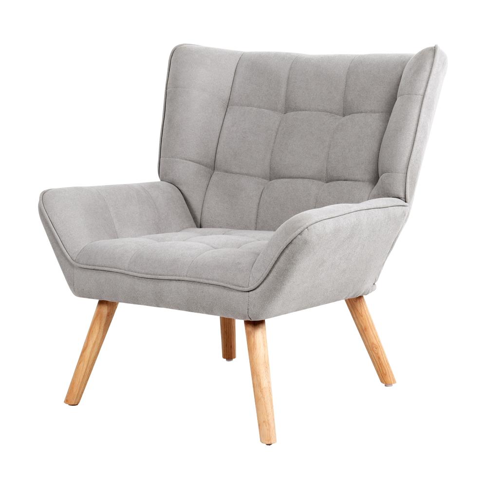 Mille Modern Fabric Accent Tub Armchair | Extra Large Soft Fabric Upholstered Lounge Chair