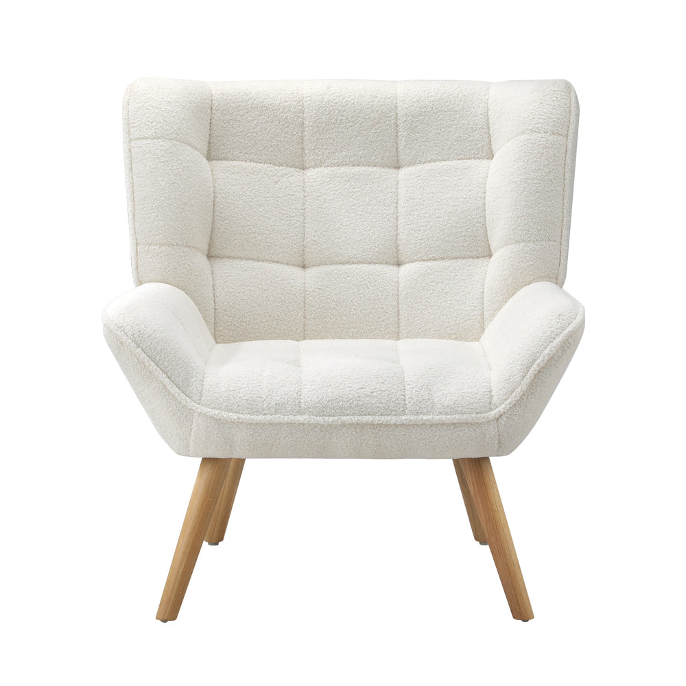 Mille Modern Fabric Accent Tub Armchair | Extra Large Soft Fabric Upholstered Lounge Chair