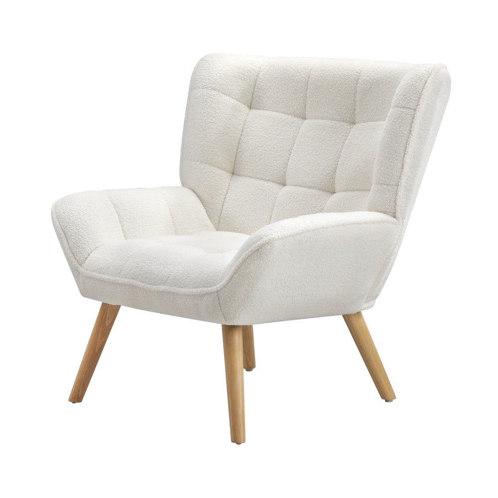 Mille Modern Fabric Accent Tub Armchair | Extra Large Soft Fabric Upholstered Lounge Chair