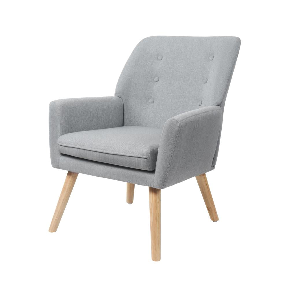 Grazia Modern Fabric Accent Tub Armchair | Extra Large Soft Upholstered Lounge Chair