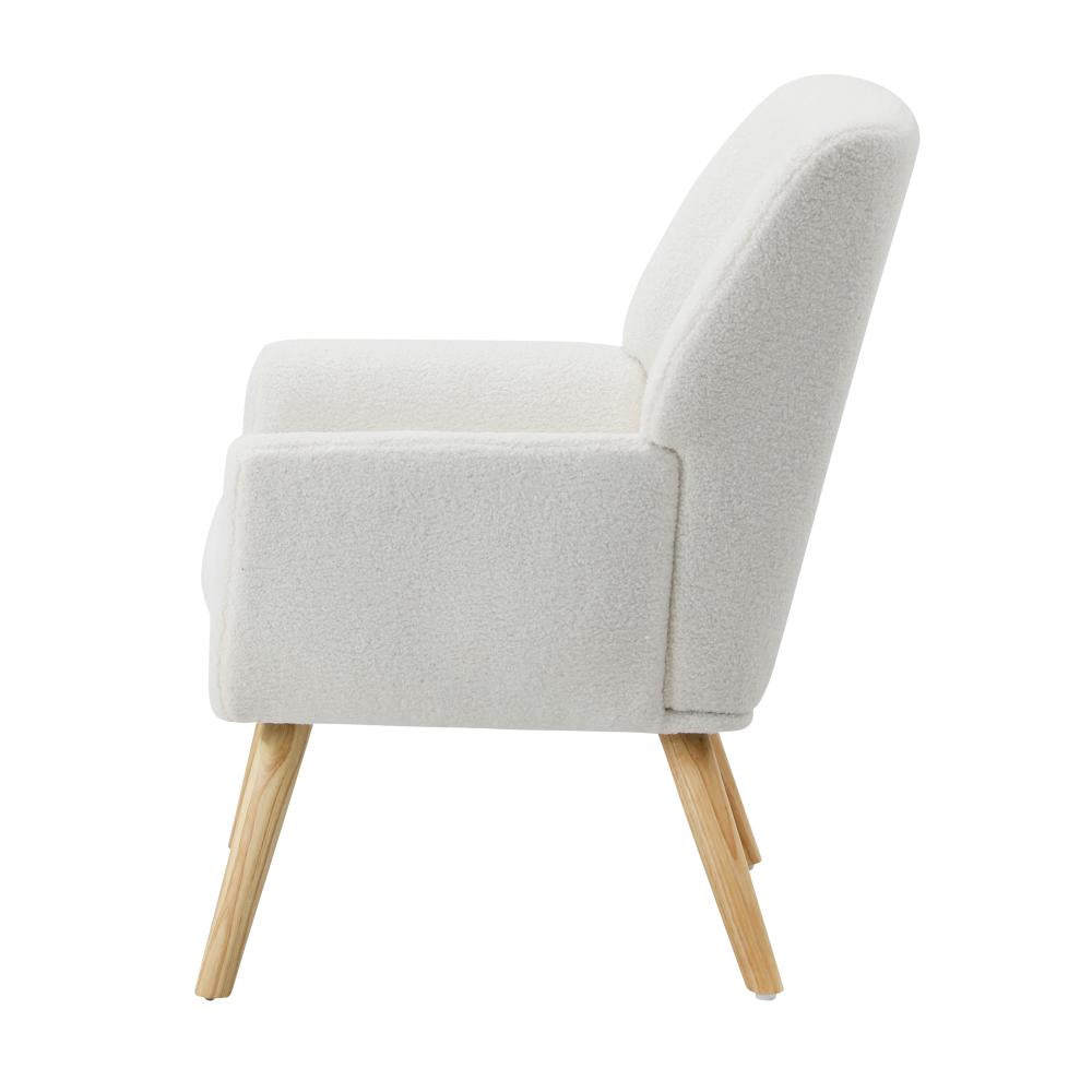Grazia Modern Fabric Accent Tub Armchair | Extra Large Soft Upholstered Lounge Chair