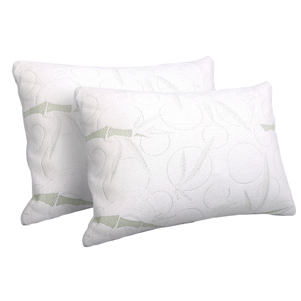 Two Nuvola Multi Adjust Memory Foam Bamboo Pillows | Twin Bamboo Pillows