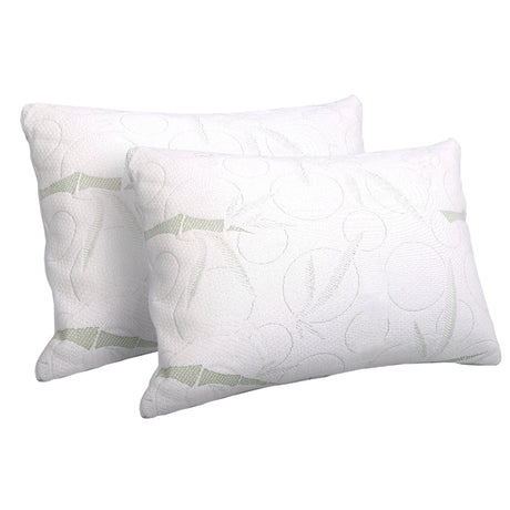 Two Nuvola Multi Adjust Memory Foam Bamboo Pillows | Twin Bamboo Pillows