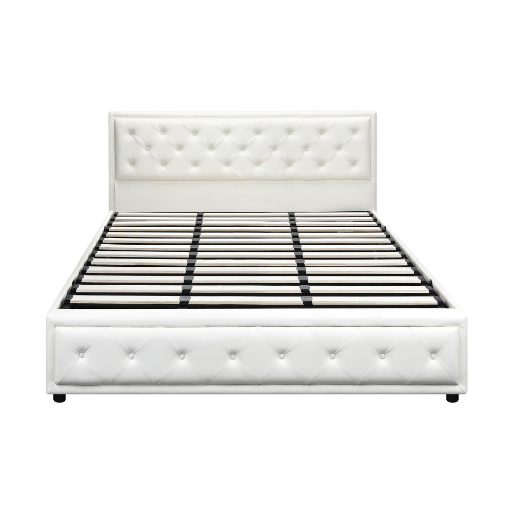 Fiori Luxury Gas Lift Storage Bed | Two In One Premium Modern Storage Bed Combo
