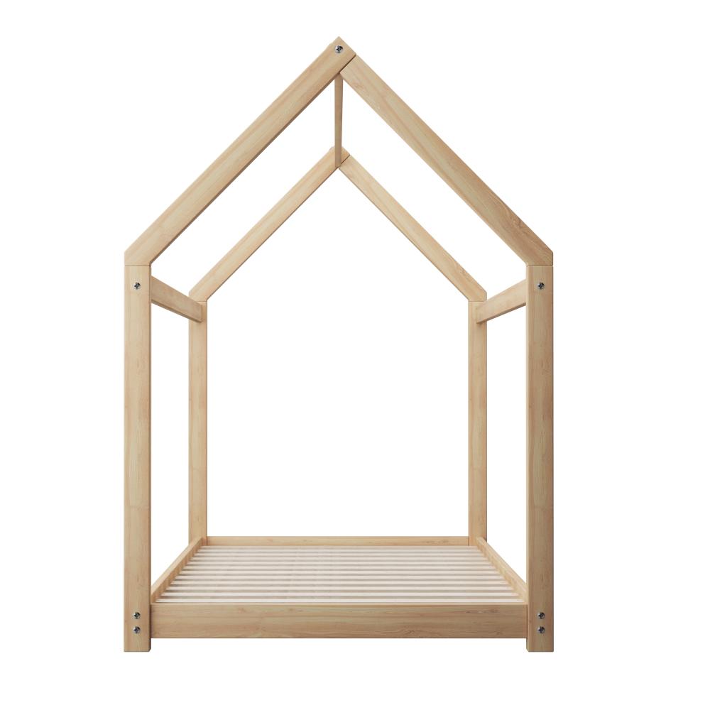 Scandi Wooden Kids House or Teepee Bed with Mattress Set | Children's Bed and Mattress Combo