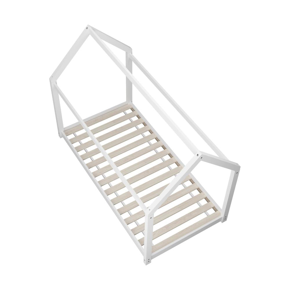 Scandi Wooden Kids House or Teepee Bed with Mattress Set | Children's Bed and Mattress Combo