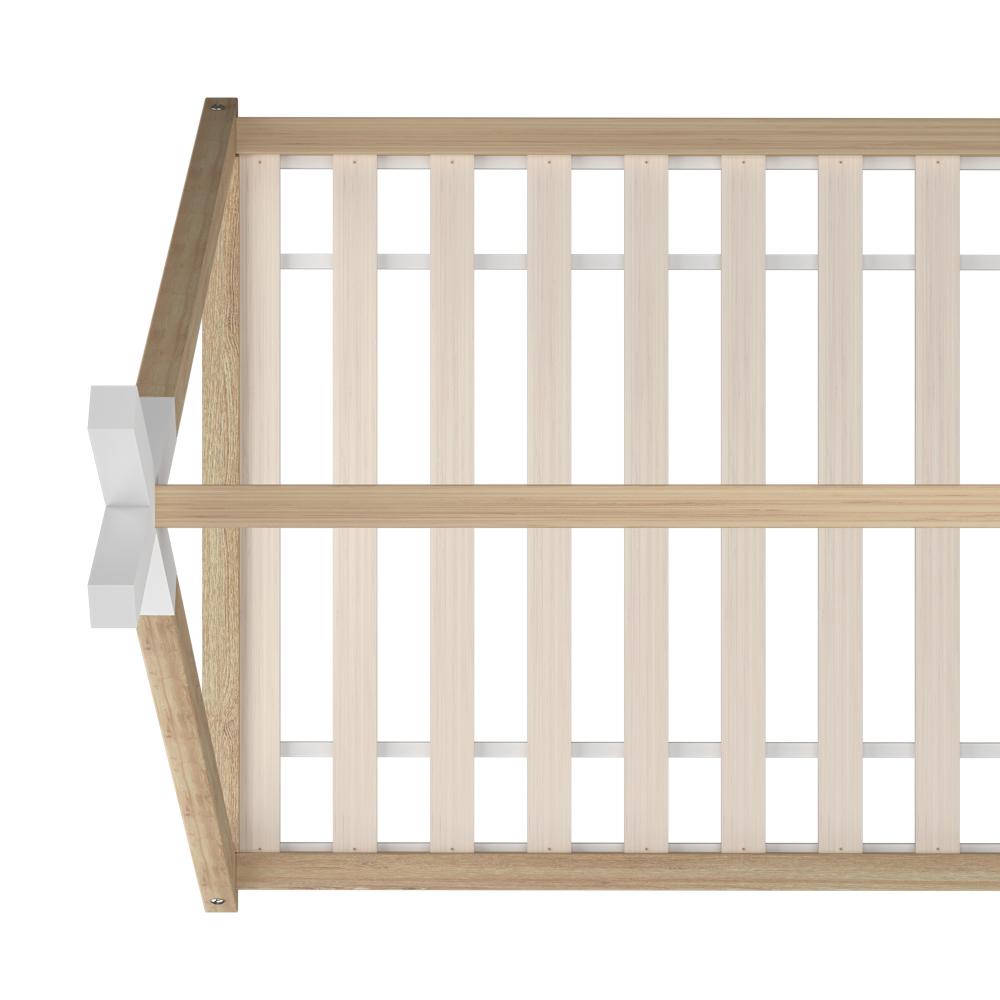 Scandi Wooden Kids House or Teepee Bed with Mattress Set | Children's Bed and Mattress Combo