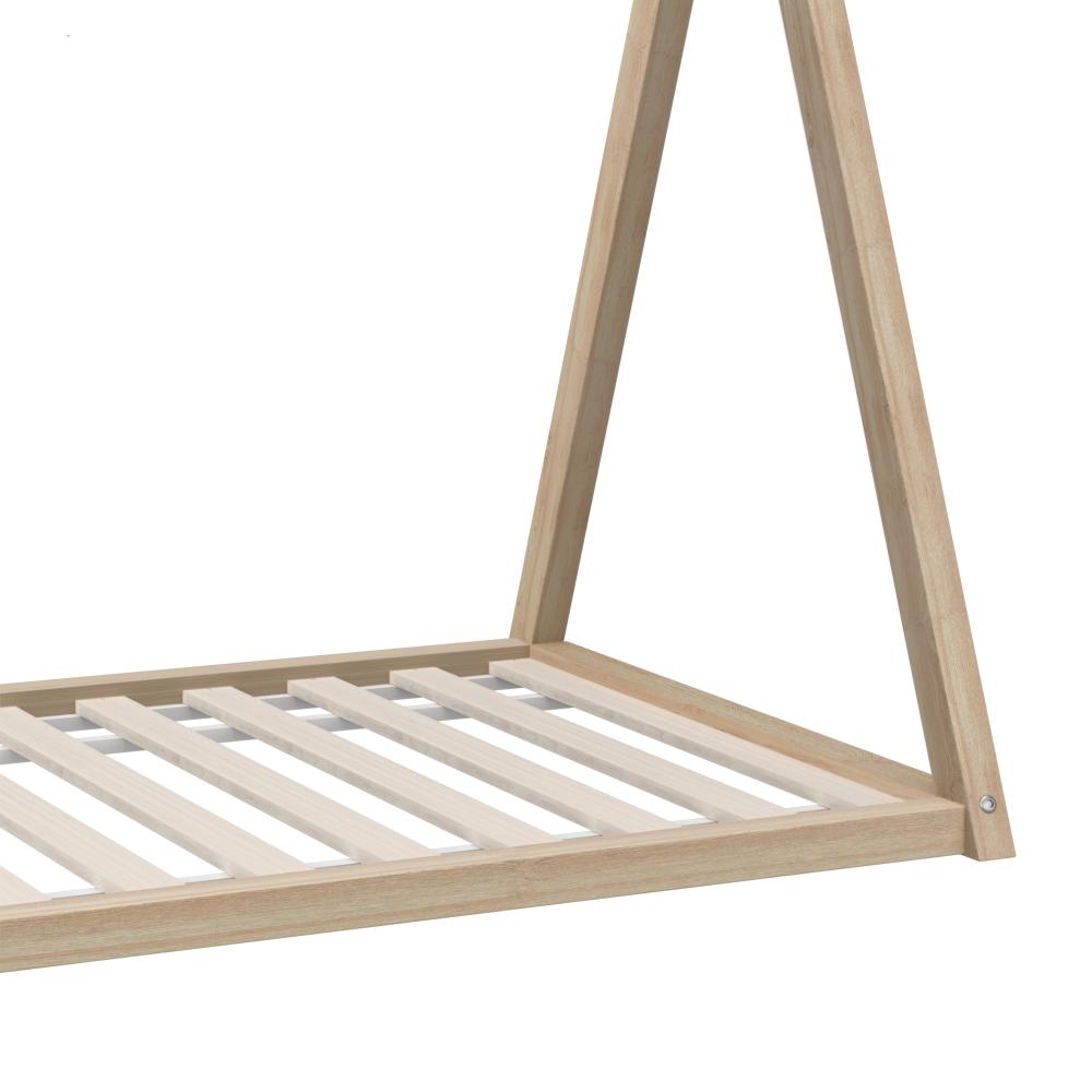 Scandi Wooden Kids House or Teepee Bed with Mattress Set | Children's Bed and Mattress Combo