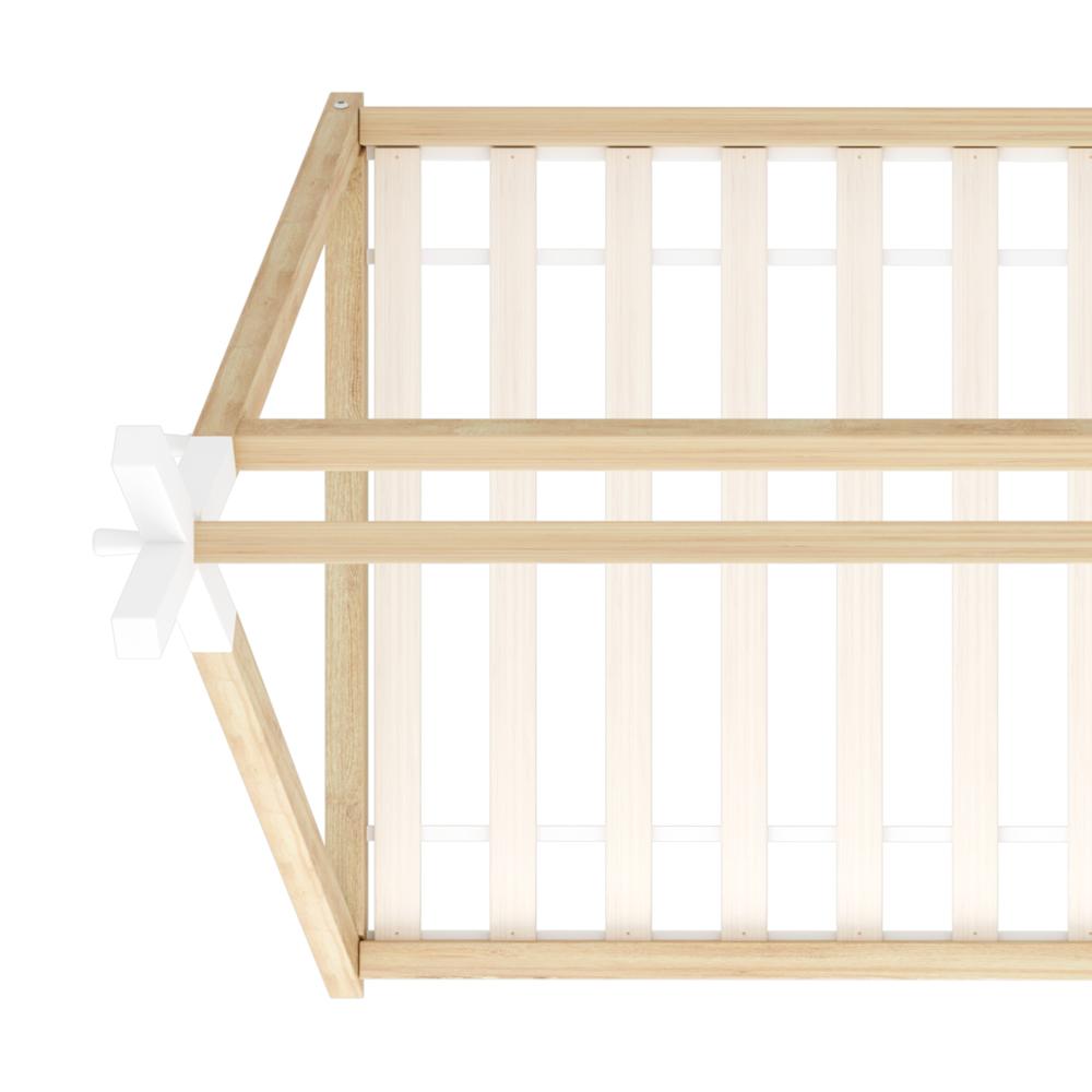 Scandi Wooden Kids House or Teepee Bed in Single Size | Novelty Kids Beds | Wooden Childrens Beds