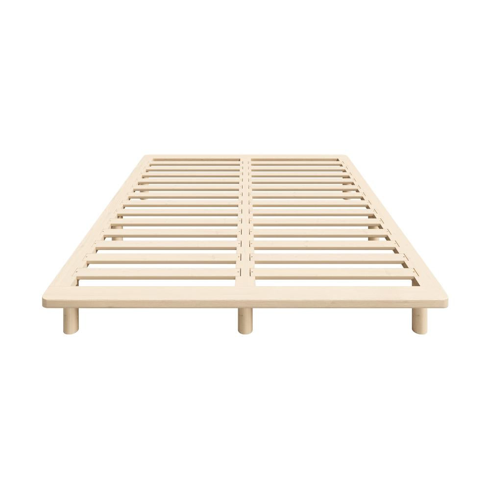 Scandi Luxe Premium Timber Platform Bed | Reinforced Durable Wooden Floating Bed Base