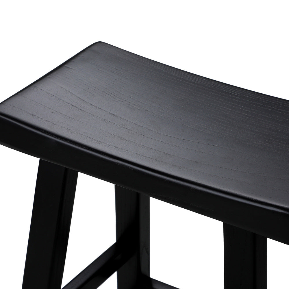 Set of Four Centrum Haio Wooden Barstools | Four Japenese Style Wooden Counter Bartsools