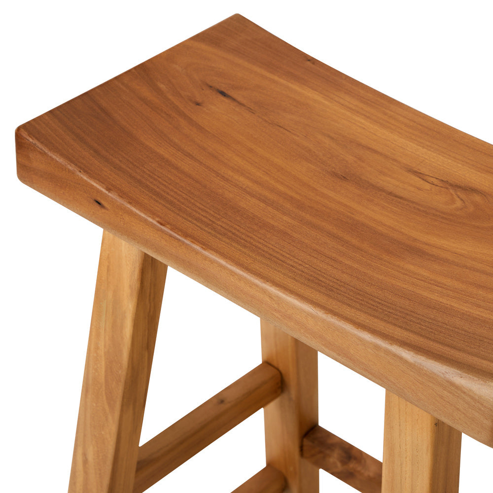 Set of Four Centrum Haio Wooden Barstools | Four Japenese Style Wooden Counter Bartsools