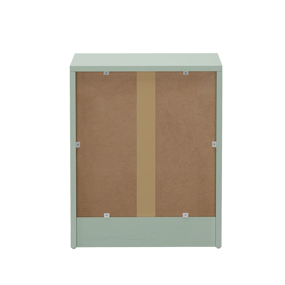 Hamptons Classic 2 Drawer Bedside Table | Elegant Wood Finish Storage Nightstand