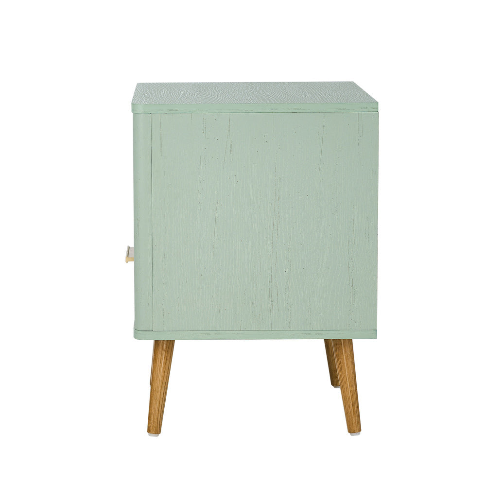 Nordi 1 Draw Wooden Bedside Table | Slim Scandi Style Wooden Bedside Table Unit