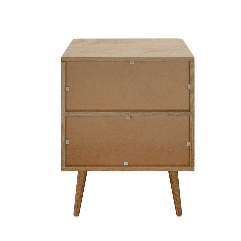 Nordi 1 Draw Wooden Bedside Table | Slim Scandi Style Wooden Bedside Table Unit