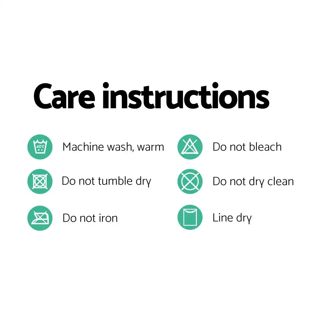 3 Piece Pinch Pleat Quilt Cover Set | Pintuck Diamond Embroidery Duvet Cover Set