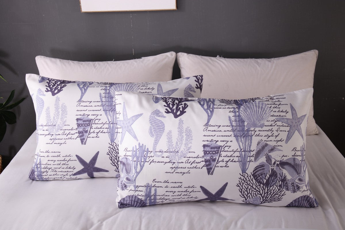 Ramesses 2000TC Printed Bamboo Quilt Cover Set | Cooling Hypo-Allergenic Breathable Duvet Cover