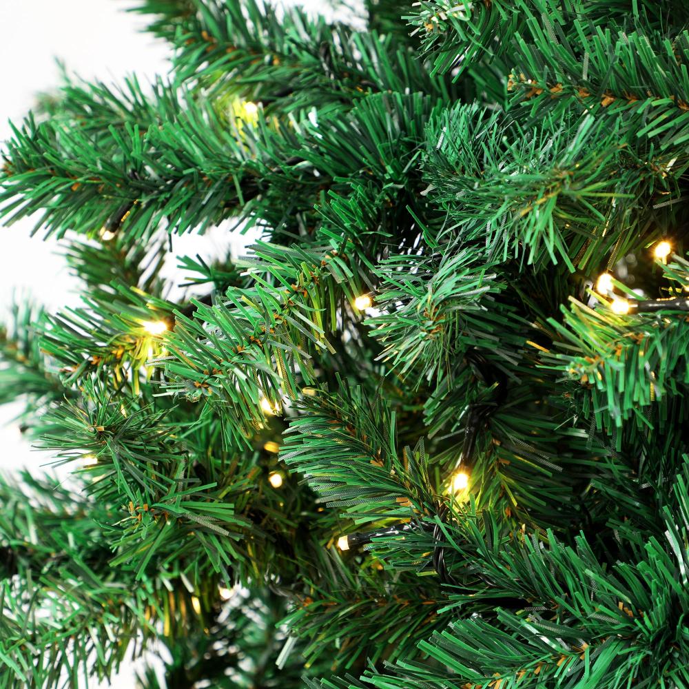 Ultimate Deluxe Sierro LED Christmas Trees | Green Pine Cones Snow LED Xmas Trees