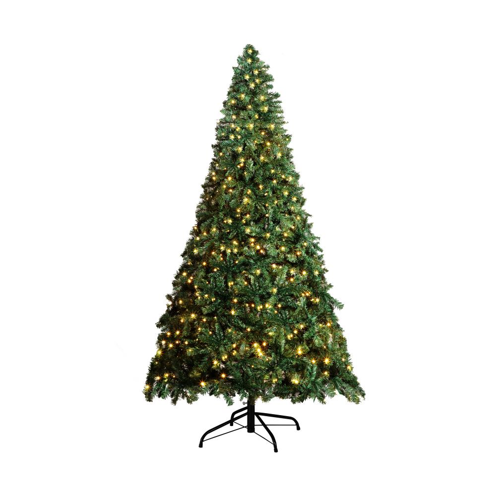 Ultimate Deluxe Sierro LED Christmas Trees | Green Pine Cones Snow LED Xmas Trees