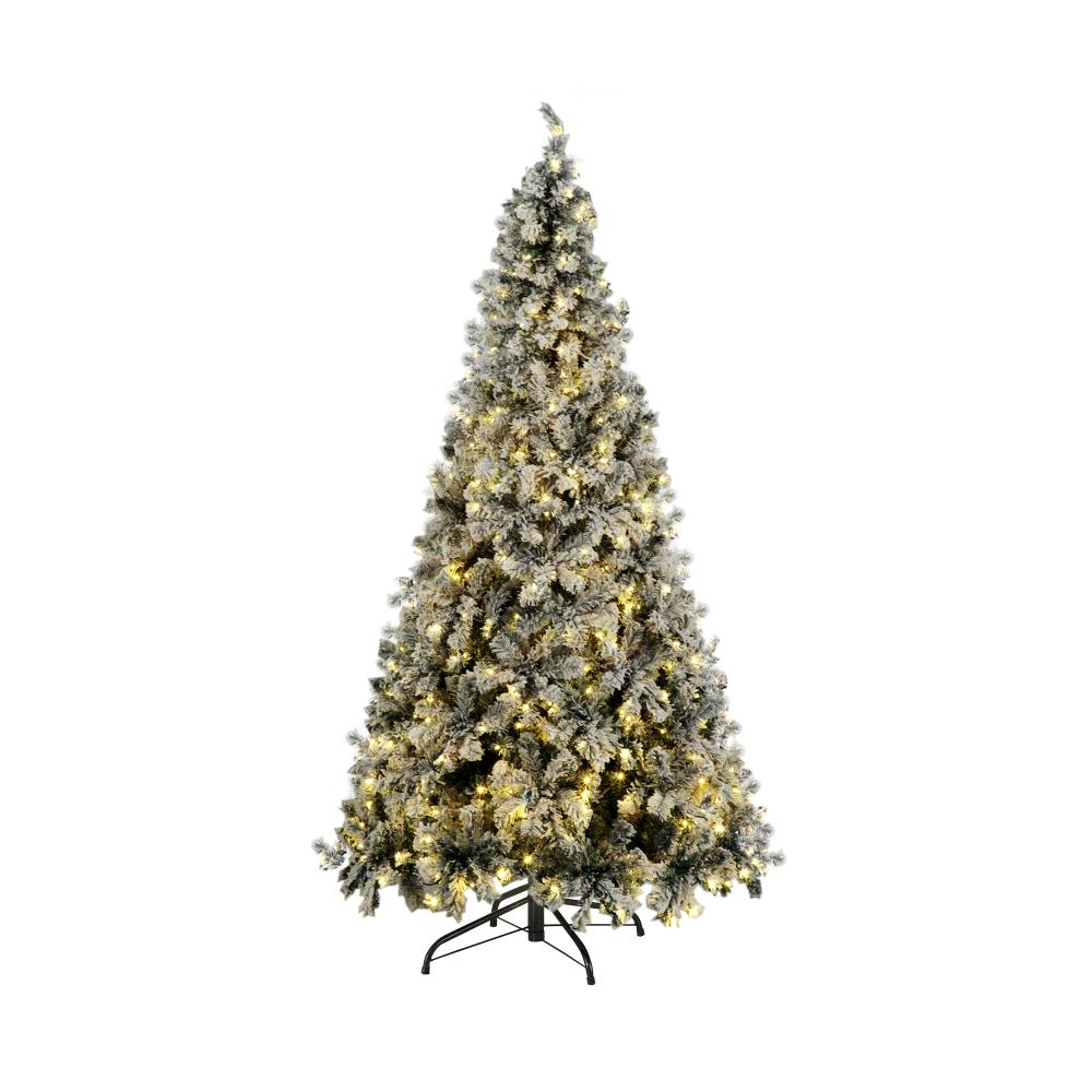 Ultimate Deluxe Sierro LED Christmas Trees | Green Pine Cones Snow LED Xmas Trees