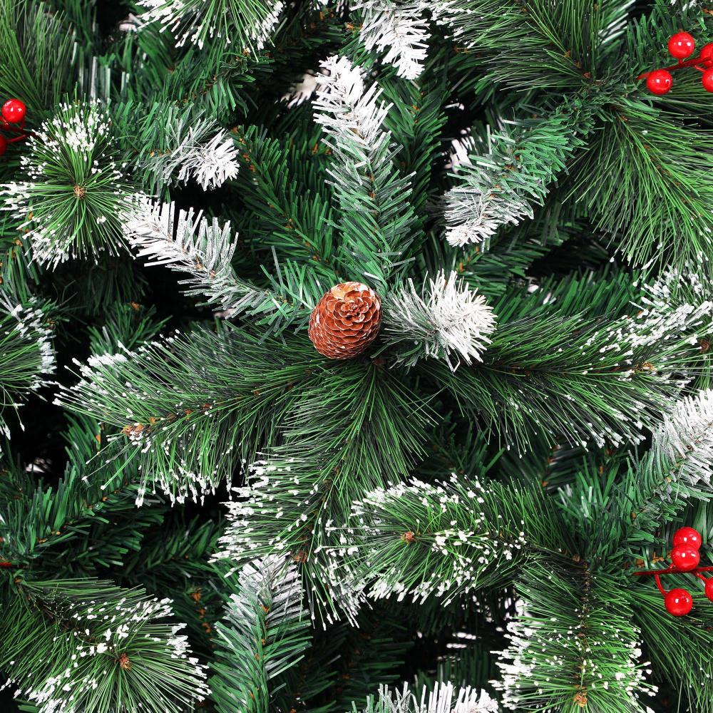 Premium Ultimate Felize Christmas Trees | Green Pine Cones Snow Tips Xmas Trees