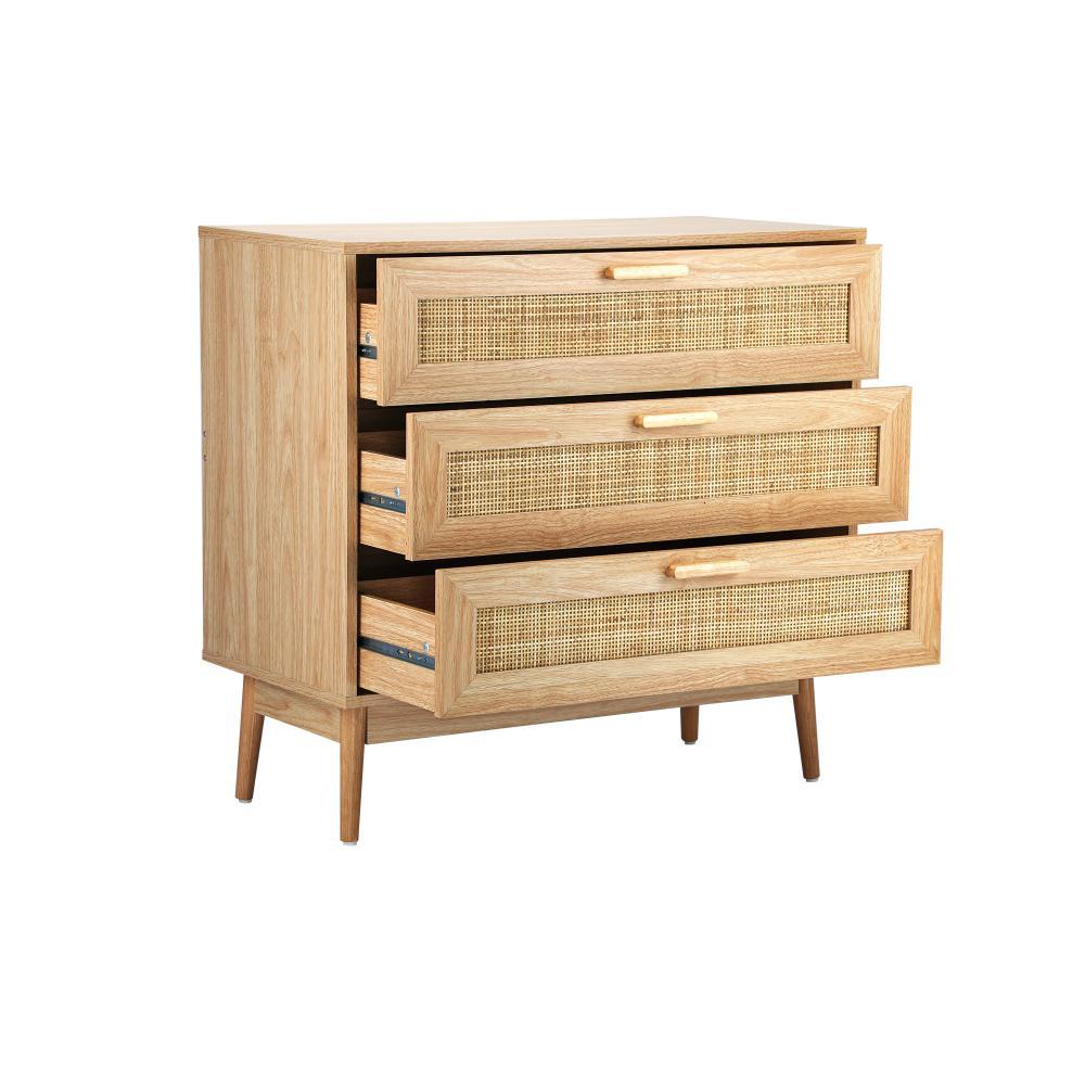 Abruzzi Rattan 3 or 9 Chest of Drawers Dresser Cabinet | Rattan Storage Unit Furniture
