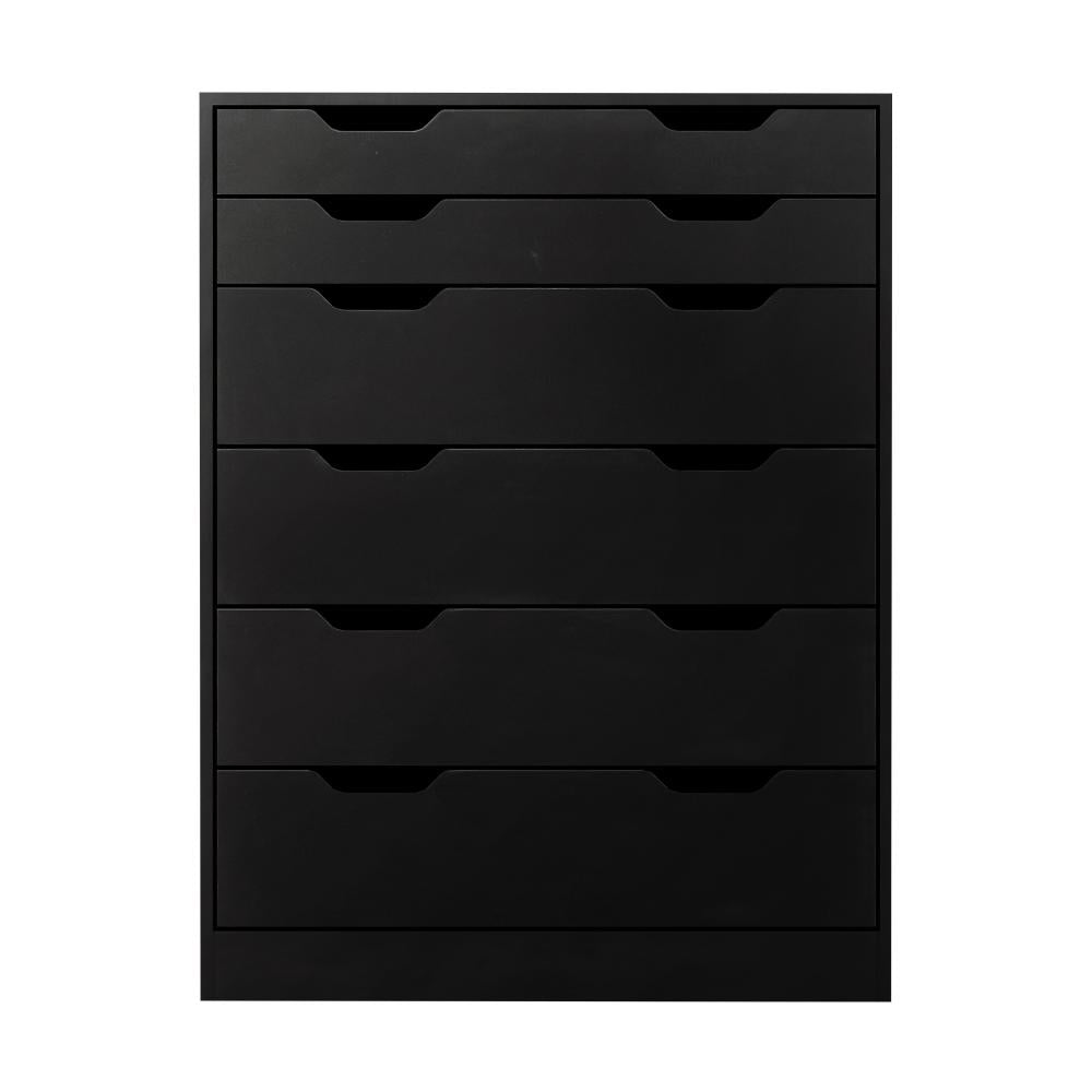 Parisi Bedroom 6 Chest of Drawers Tallboy Cabinet | Handle Pull Modern Tallboy Storage Cabinet
