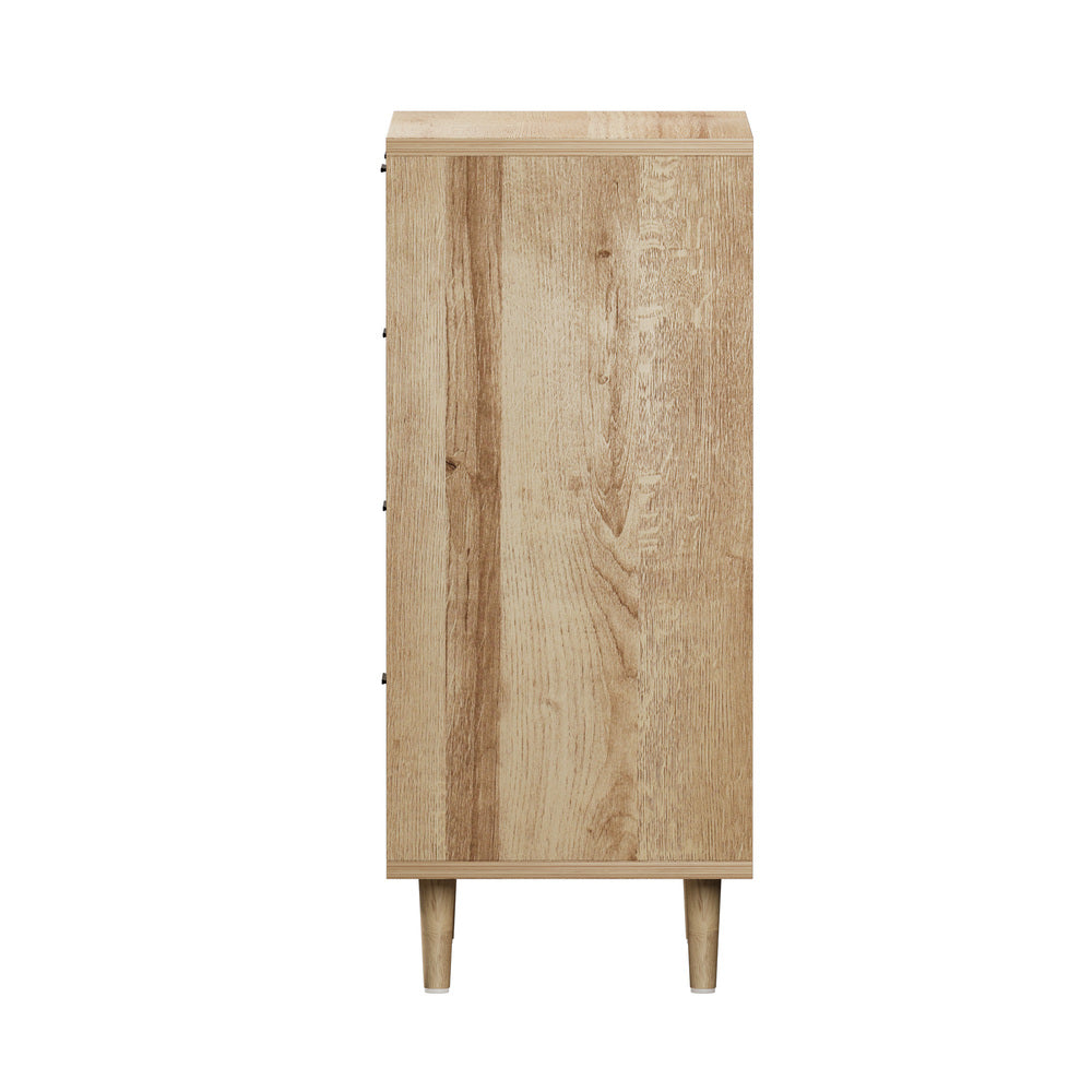 Essenza Mila Chest Of Drawers 2 Bedsides Bedroom Package | Elegant Wooden Storage Bedroom Set
