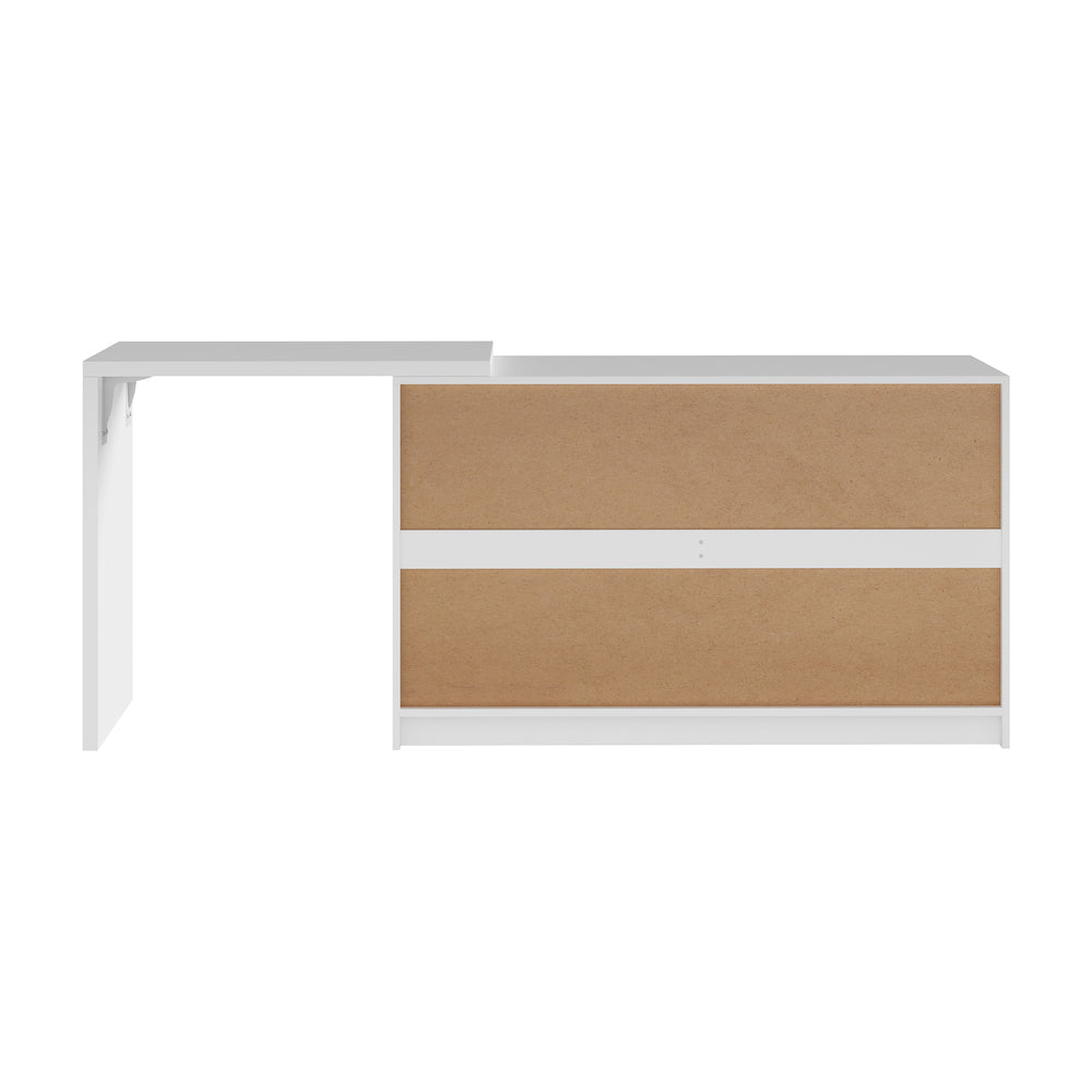 Essenza Two in One Modern 6 Chest Of Drawers Storage Cabinet and Table| Elegant Fingerpull Storage Set