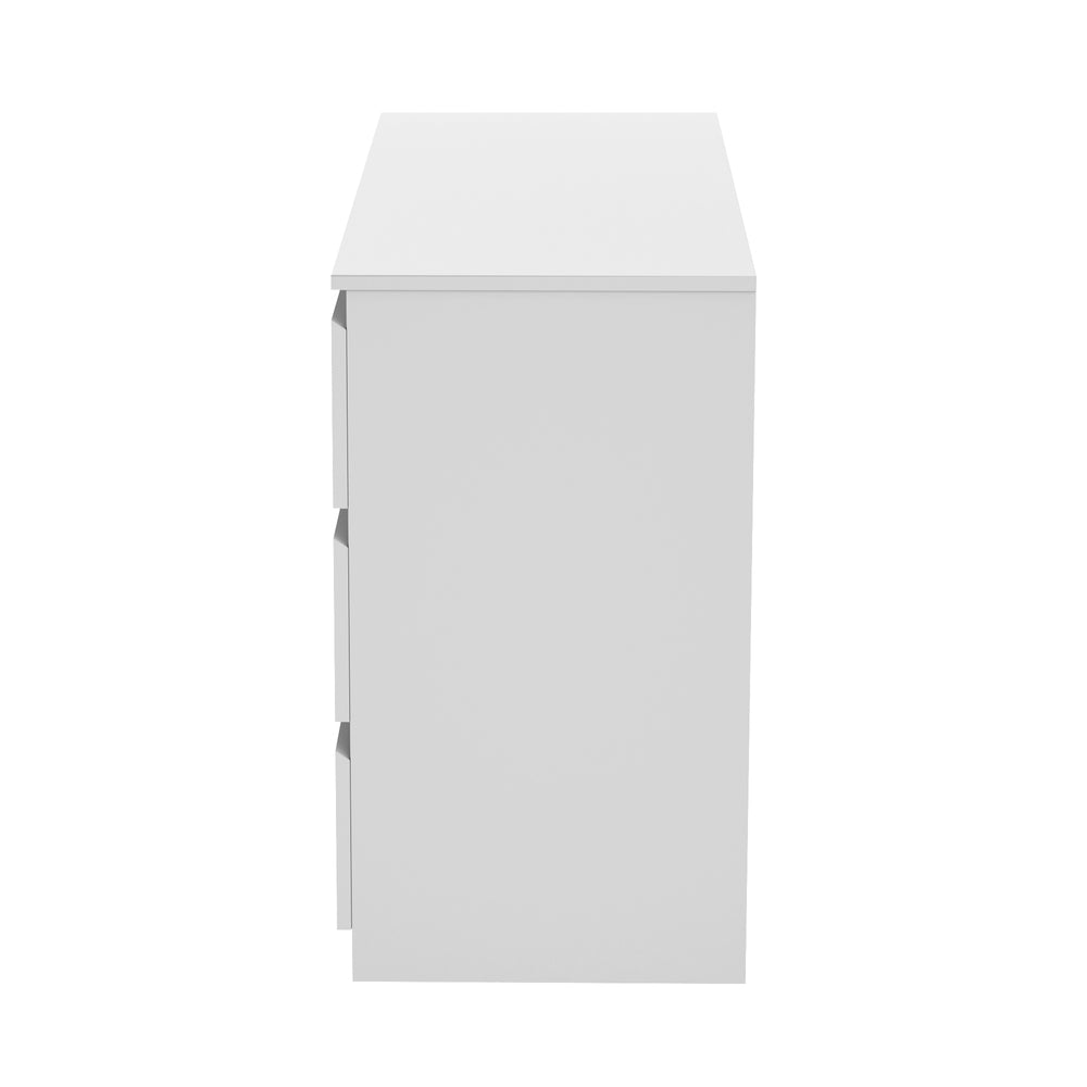 Essenza Modern 6 Chest Of Drawers Storage Cabinet | Elegant Wooden Fingerpull Storage Unit