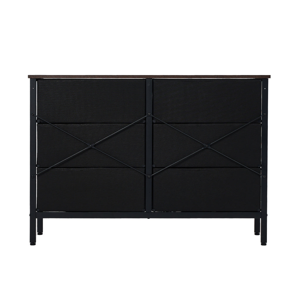 Prato Rustic Rattan Chest of Drawers Dresser Cabinet | Rattan Storage Unit Furniture Five Six Eight Draws