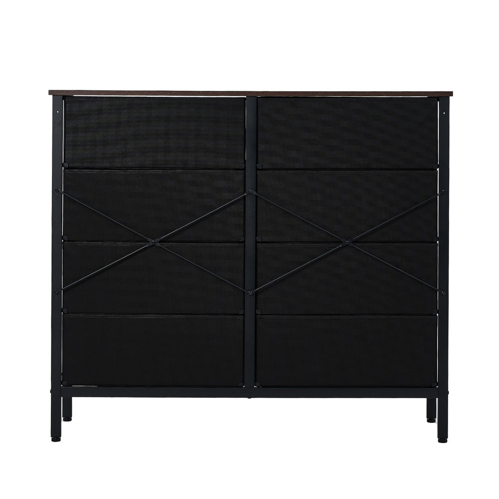 Prato Rustic Rattan Chest of Drawers Dresser Cabinet | Rattan Storage Unit Furniture Five Six Eight Draws