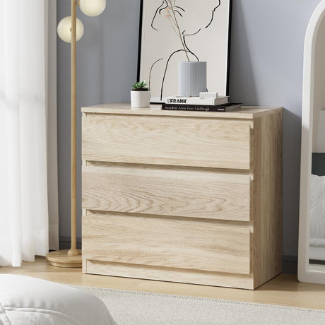 Santori Naturo Modern Chest Of Drawers Storage Cabinet | Wooden Tallboys in 3 or 6 Drawer Option