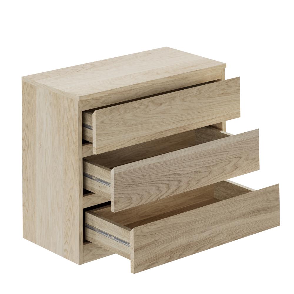 Santori Naturo Modern Chest Of Drawers Storage Cabinet | Wooden Tallboys in 3 or 6 Drawer Option