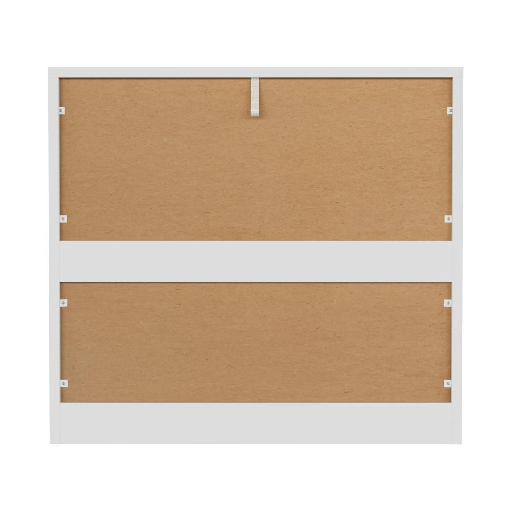 Santori Blanco Modern Chest Of Drawers Storage Cabinet | Elegant White Wooden Tallboy