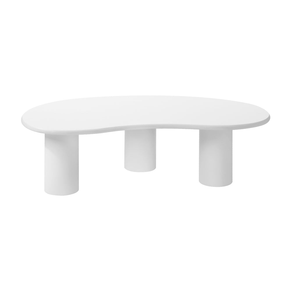 Cirrus Modern Designer Coffee Table in White | Feature Piece Versatile Coffee Table