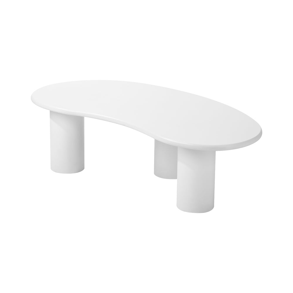 Cirrus Modern Designer Coffee Table in White | Feature Piece Versatile Coffee Table
