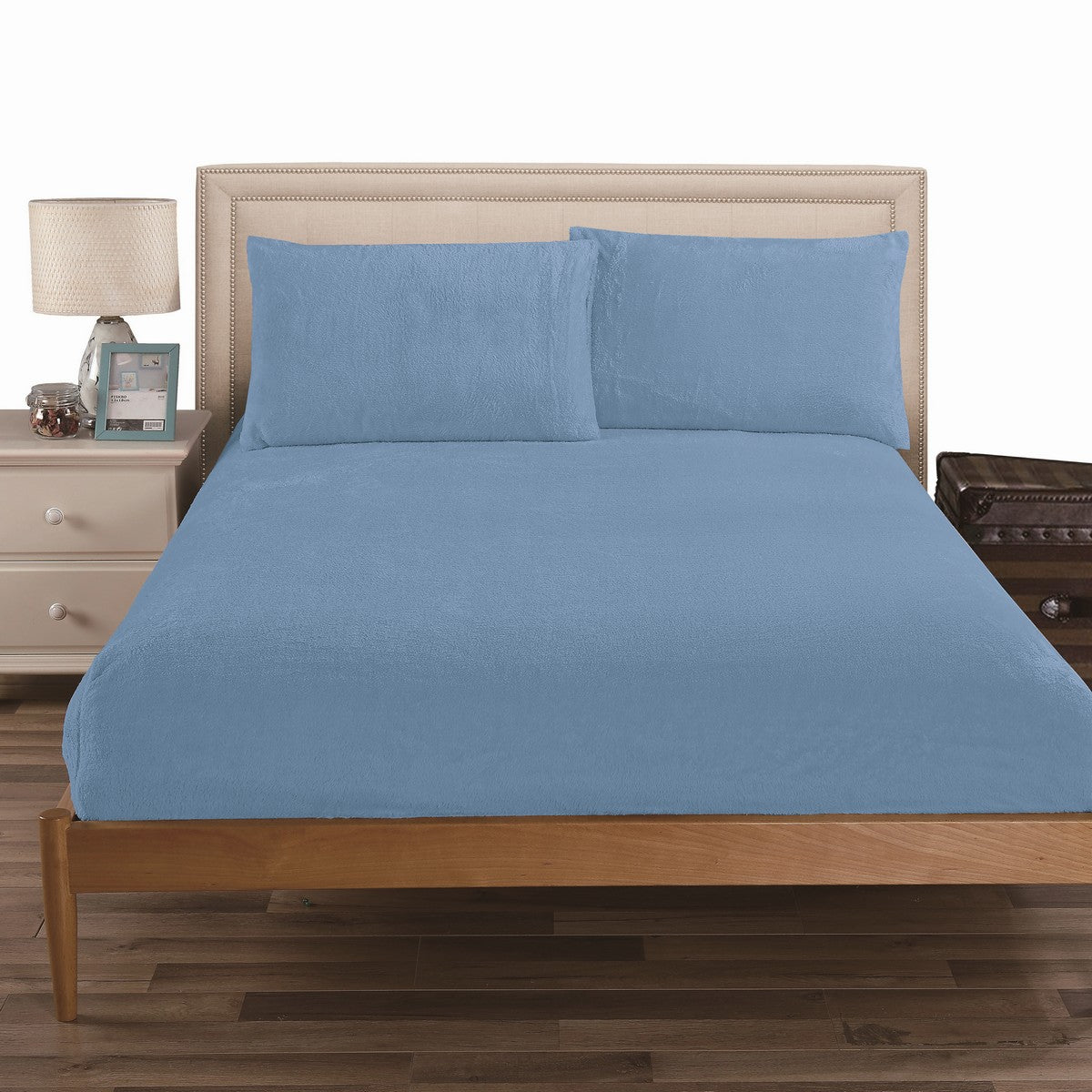 Ramesses Teddy Fleece Fitted Sheet Combo Set | Winter Warm Soft Teddy Fleece Sheets