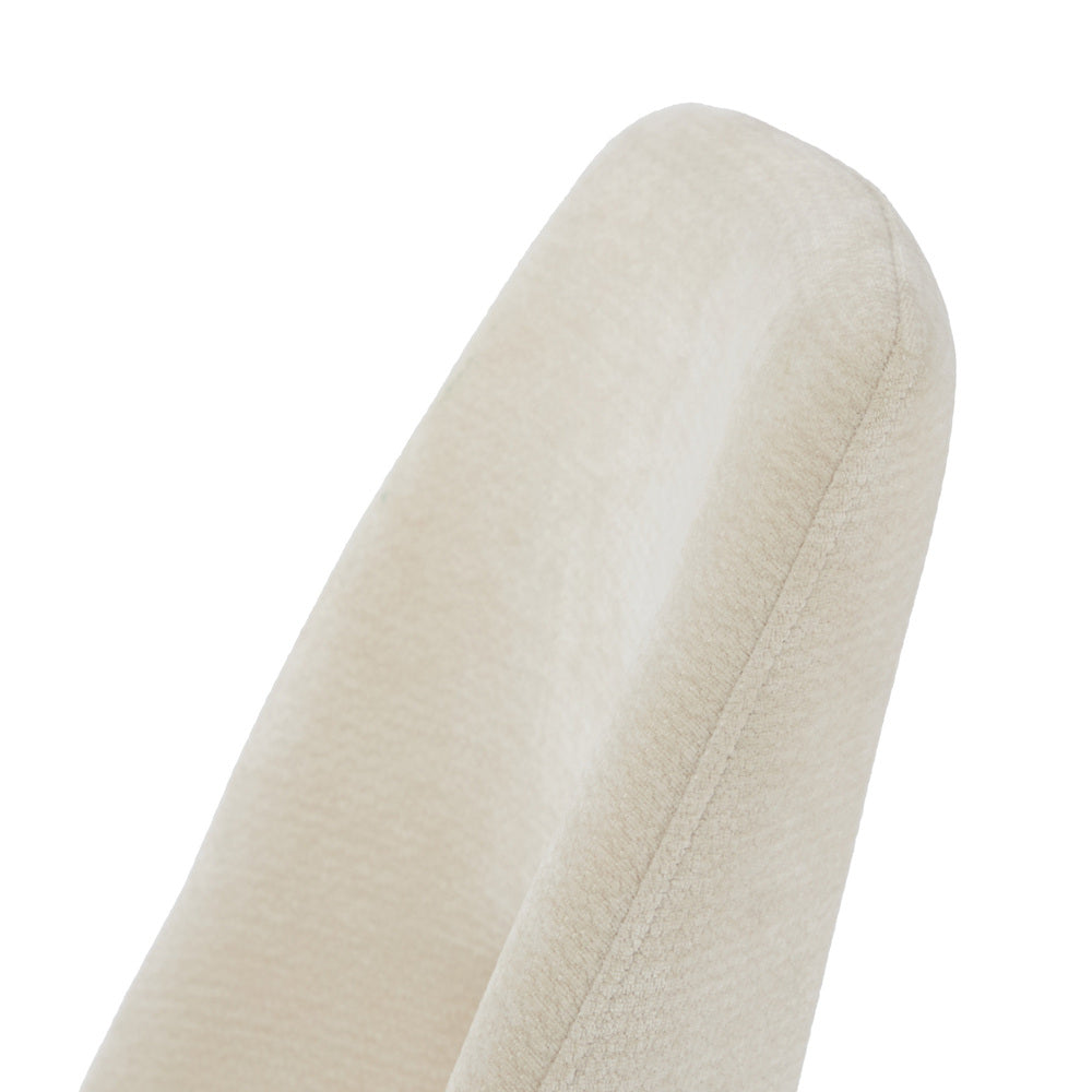 Set of Two Aspire Plush Chenille Fabric Dining Chairs | Premium Fabric Dining Chair Set